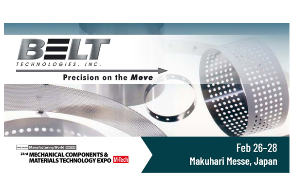 Belt Technologies is off to Japan to exhibit at M-Tech February 26–28, 2020